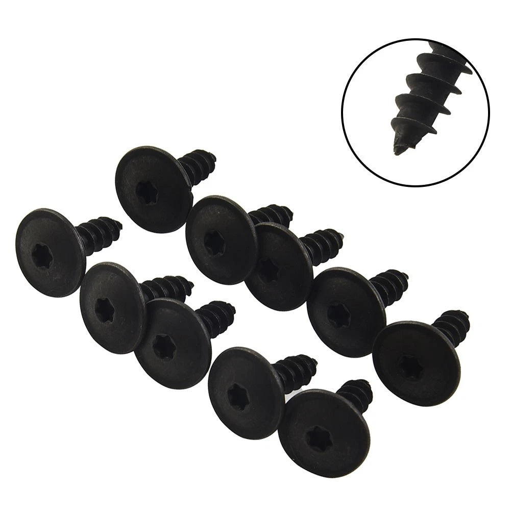 10x Torx Screws for Bumper Engine Shield Cover Tray Clips