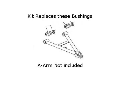 A-Arm Bushing Bearing Kit for Yamaha (4WV-23526-00-00)