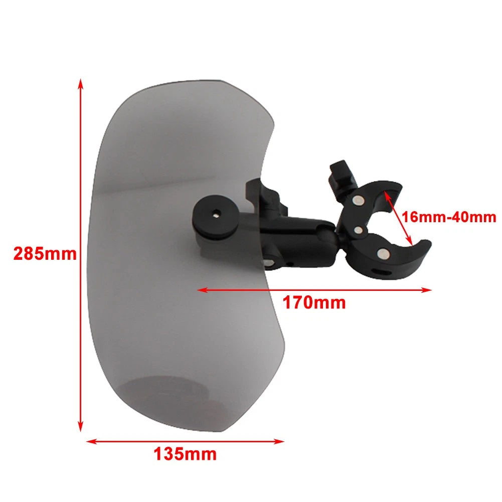 1Pc Clear Front Windshield Deflector for Universal Motorcycle