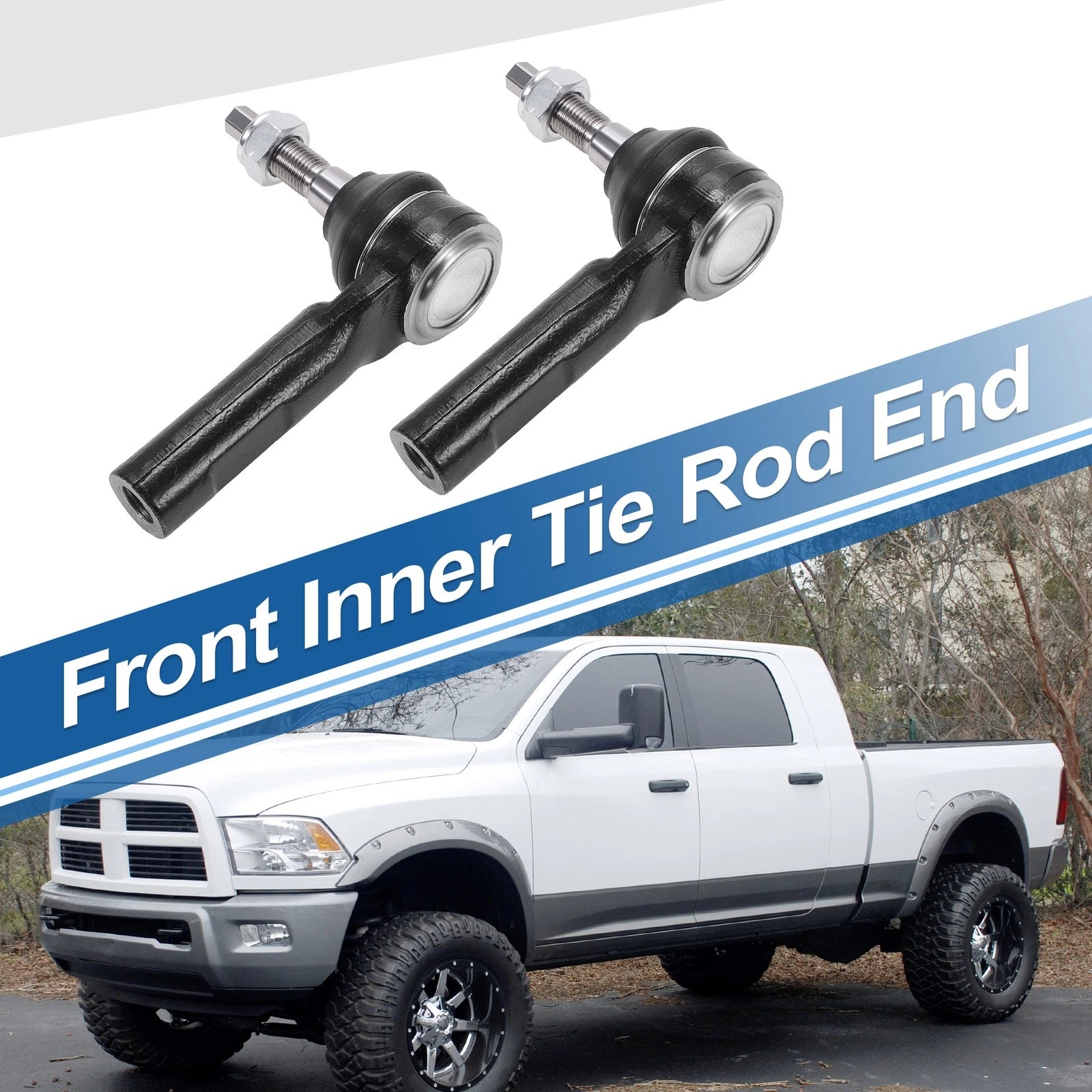 2pcs Front Outer Tie Rod End Links Replacement for Dodge Durango 04-09