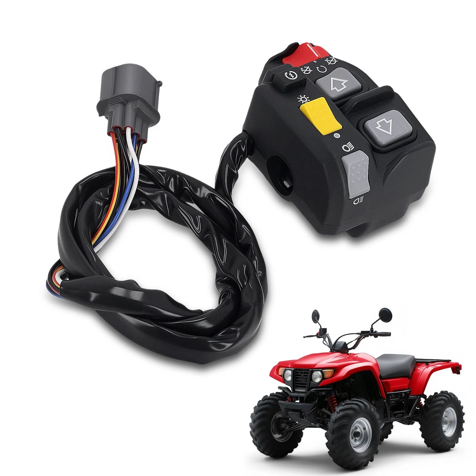 Left Handlebar Shift Start Stop Switch for Honda TRX350FE/TE (2000–2003)