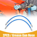 2pc Grease Gun Hose Extension 1/8 NPT Universal for Trailer (16 in)