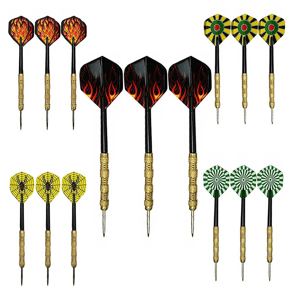18 Pcs Slim Barrel Dart Flights Replacement Parts