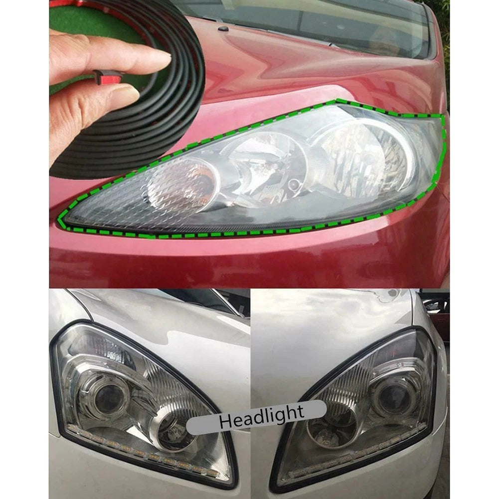 Weatherstrip Sealing Strip for Headlight Sealed Strips (2 Meter)