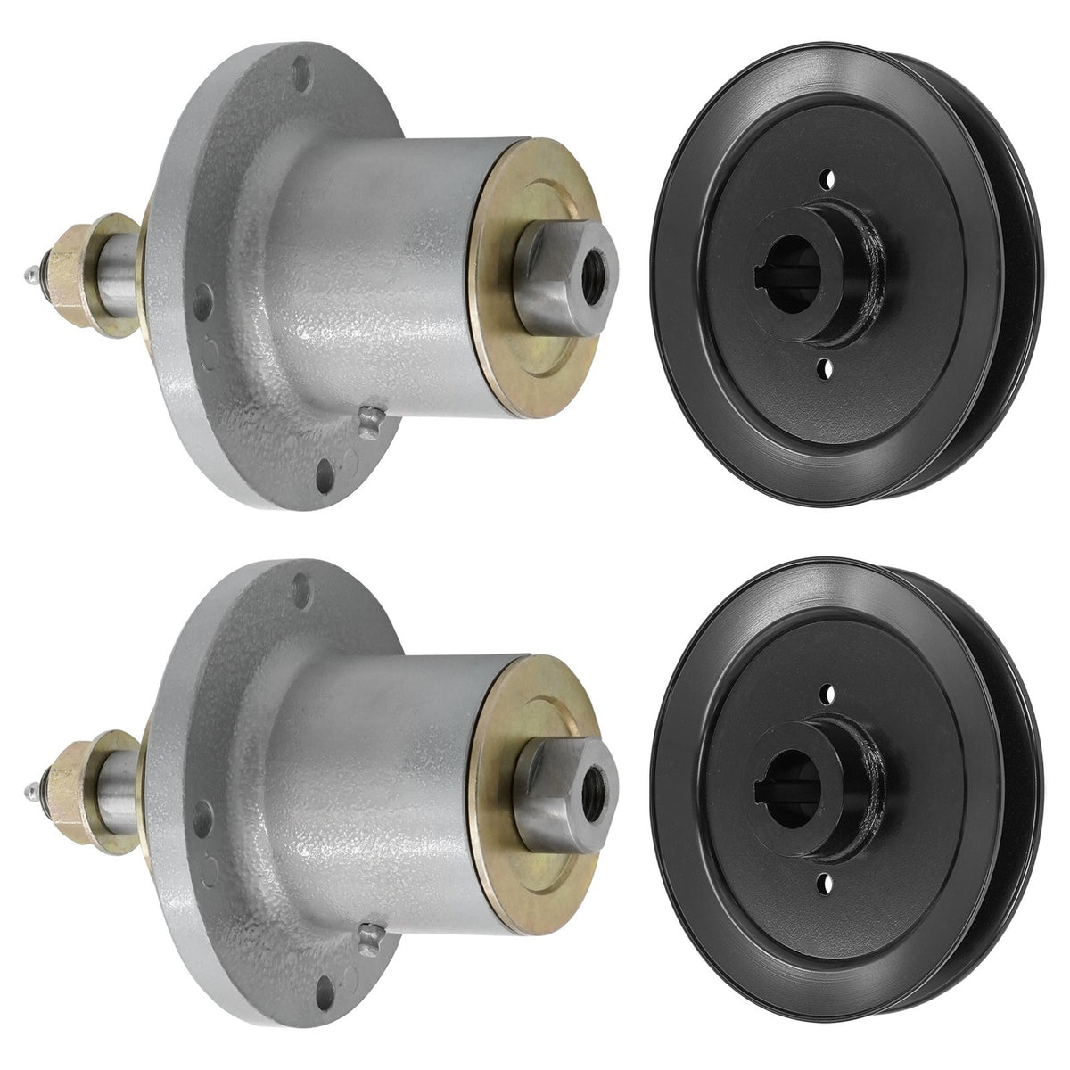 Deck Spindle with Pulley Replacement for Ferris FW25 F60Z (2000–2005)