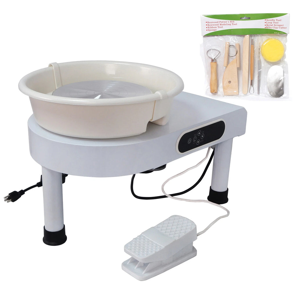 350W pottery wheel with LED display for ceramic forming