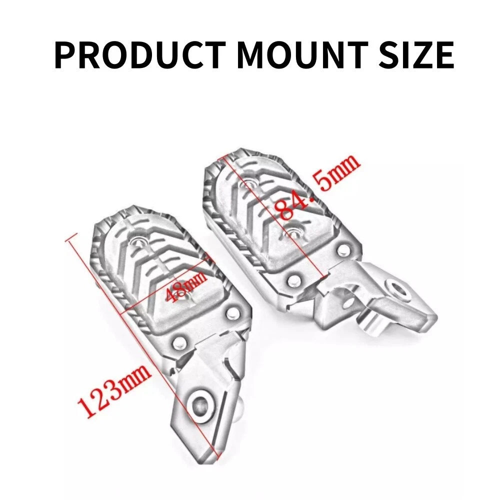 Pair Adjustable Foot Pegs for BMW R1200GS R1250GS (2013–2023)