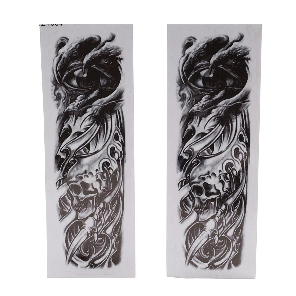 Custom Front Fork Skull Sticker Medallion for Harley Yamaha