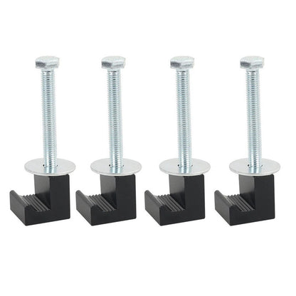 Set of 4 Aluminum J Hook Tie Downs for Truck Tool Box