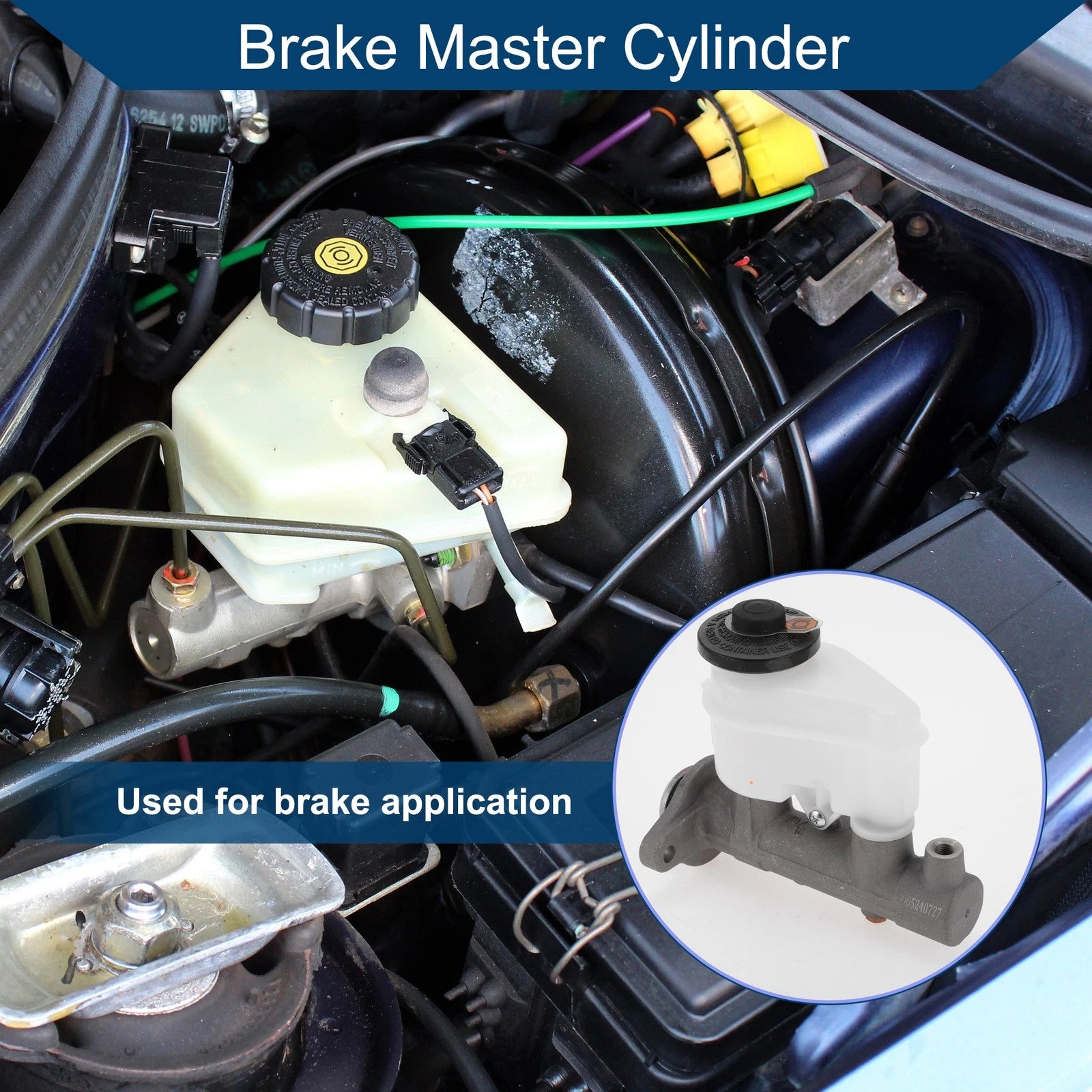 Brake Master Cylinder with Reservoir Replacement for Toyota Corolla (1997–2001)