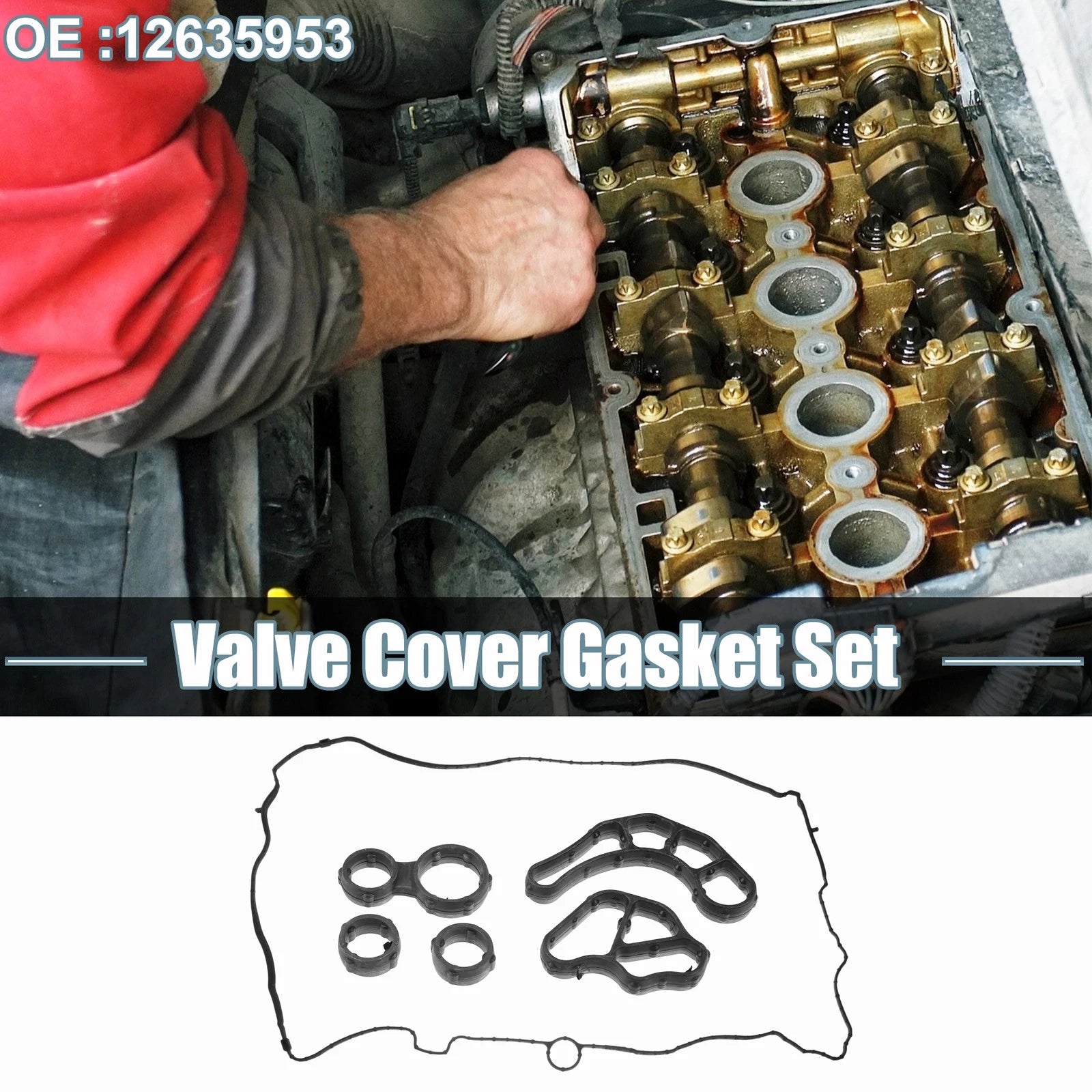 Valve Cover Gasket Set Replacement for Chevrolet Blazer (2019–2022)