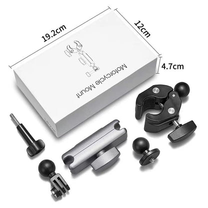 Handlebar Clamp Holder Clip for GoPro Insta360 DJI (Fit for Motorcycle)