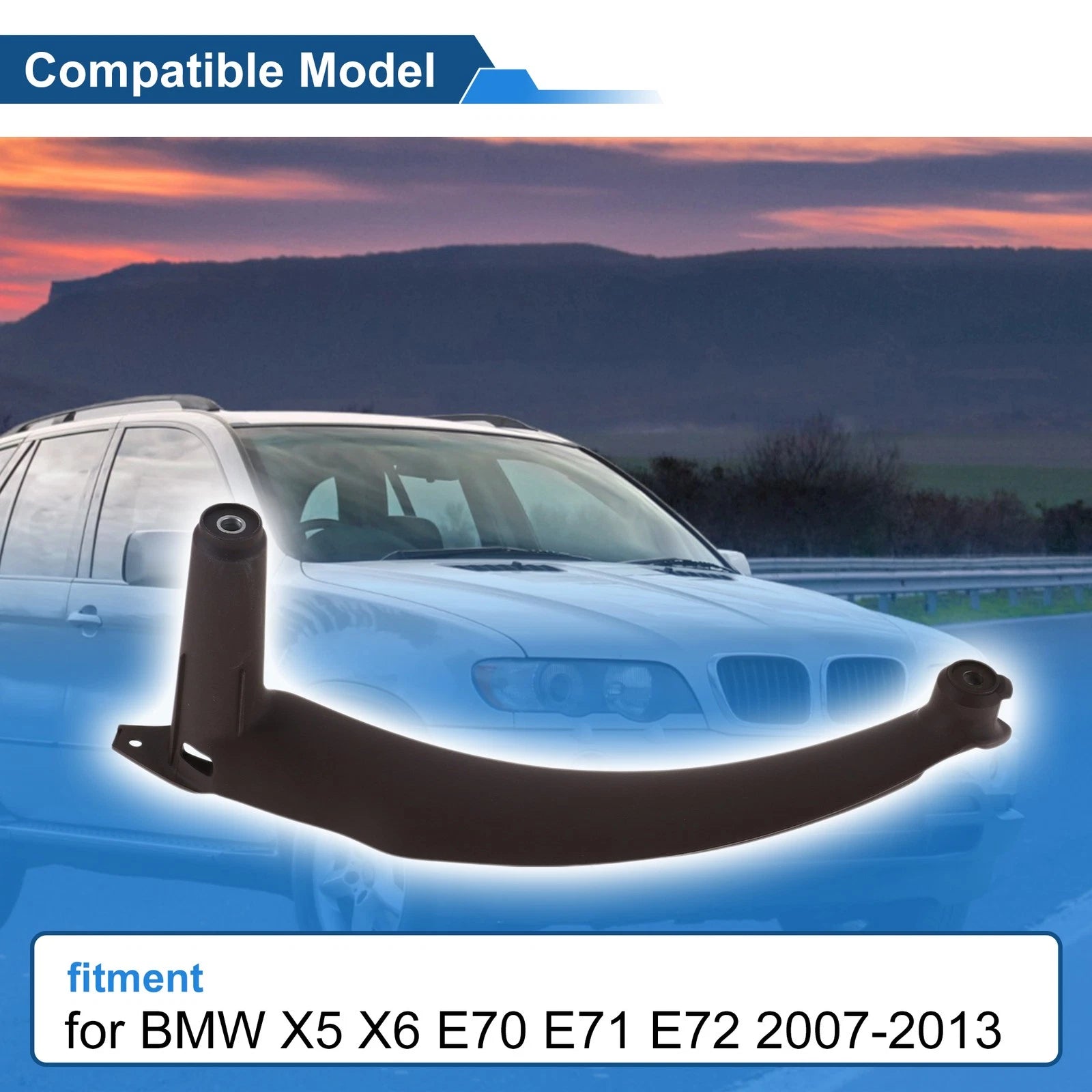 Inner Door Panel Handle for BMW X5 X6 E70 E71 E72 (2007–2013) No. 51416969408