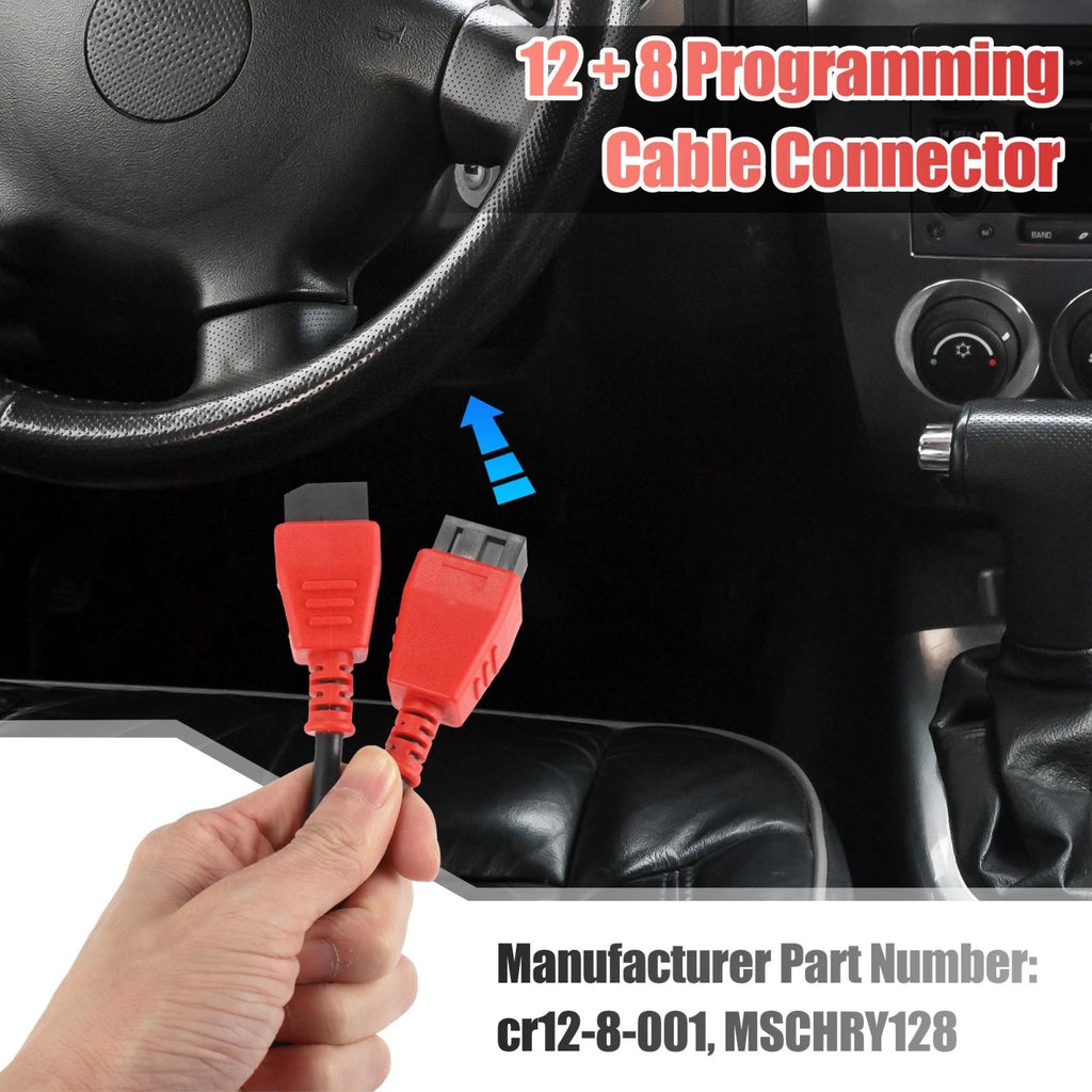 OBD Diagnostic Cable Adapter 12+8 Pin for Chrysler Dodge (2010–2020)