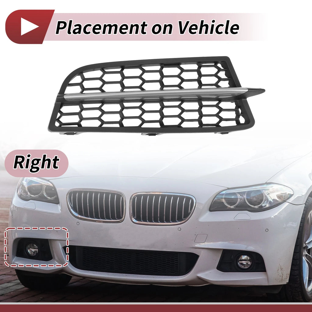 Front Right Fog Light Grill Replacement for BMW 1 Series (2011–2015)