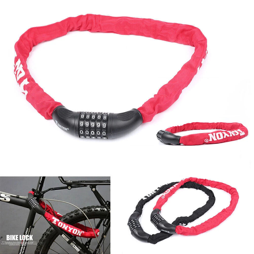 5-Digit Password Lock for Bicycle (90cm)