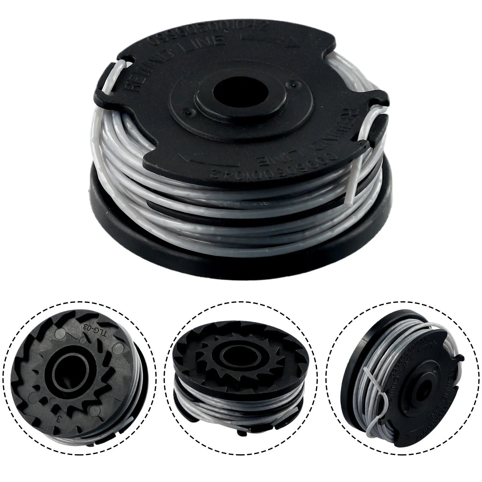 Replacement Spool Line for Mower (F016800351) 2X 3m Double Layers Nylon