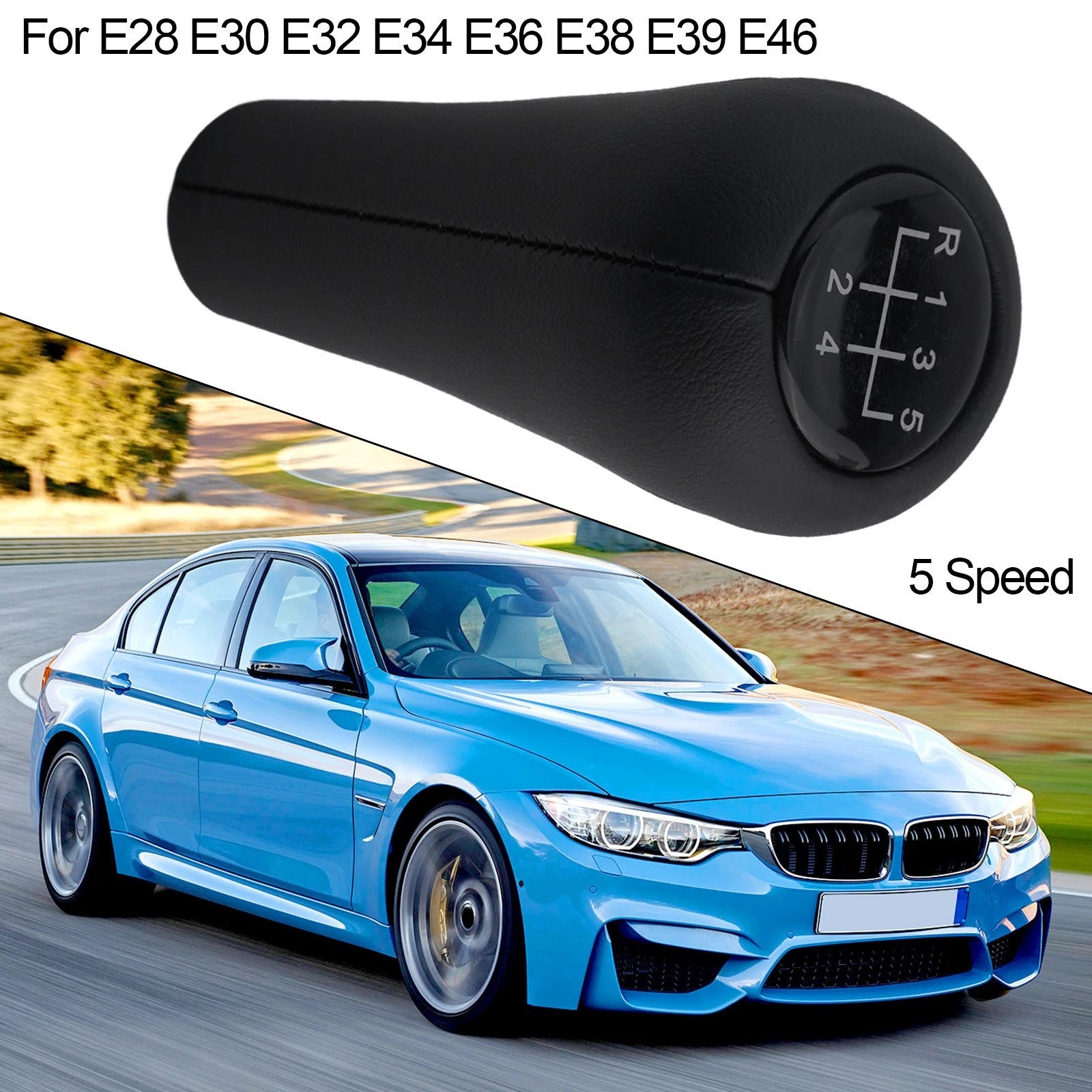 5-Speed Gear Shift Knob for BMW E28 E30 E32 E34 E36 E38 E39 E46