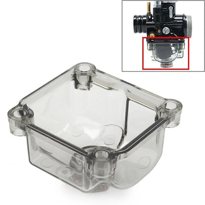 Carburetor Float Bowl Chamber for Motorcycle PHBG 50cc (Grey Transparent)