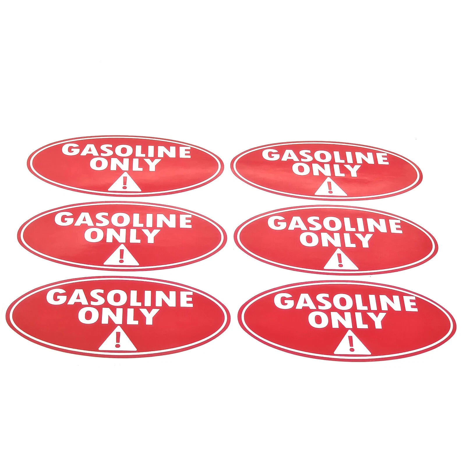 Gasoline Only Vinyl Decal Sticker for Fuel Gas Door (Weatherproof)