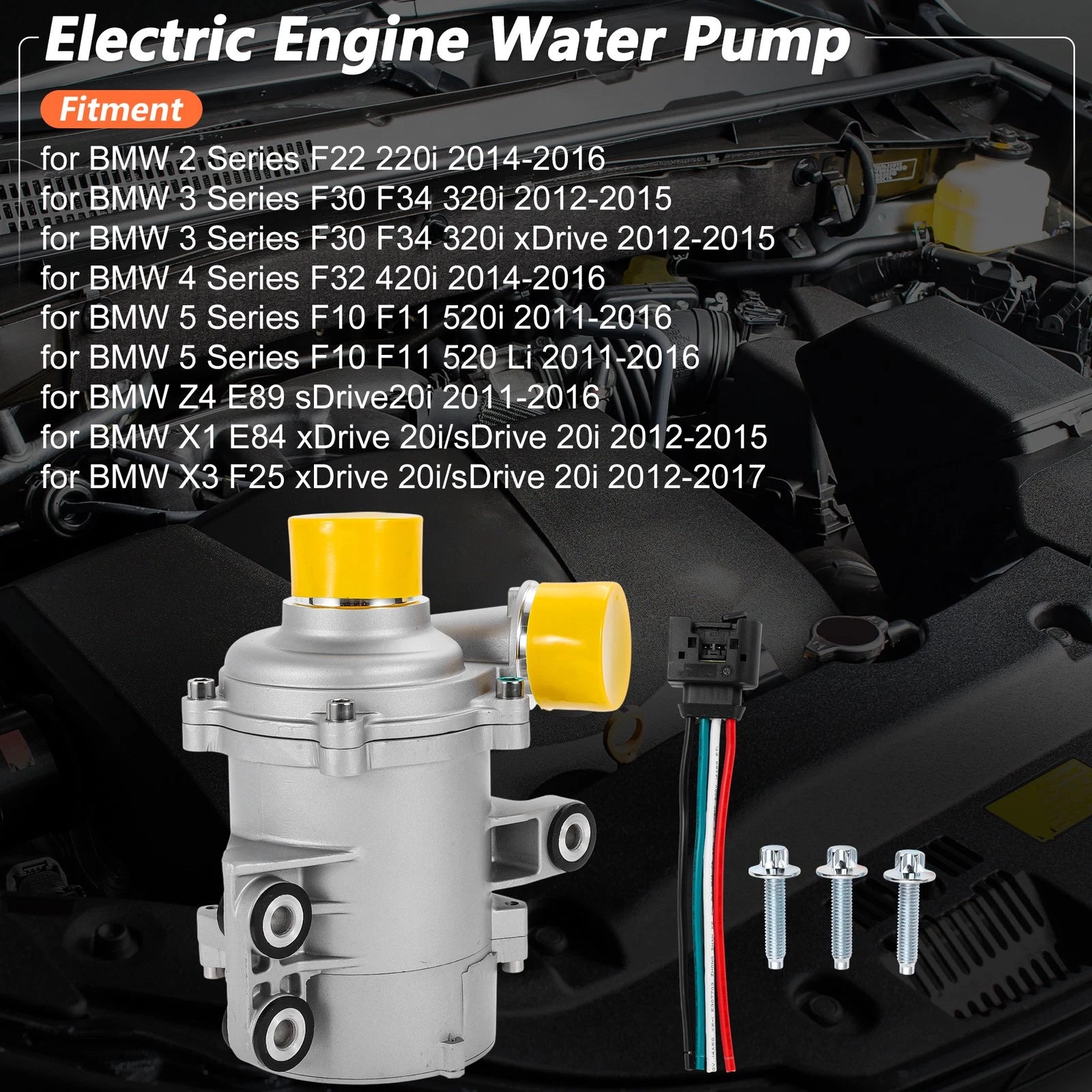 Electric Engine Water Pump Replacement for BMW 2 Series F22 (2014–2017)