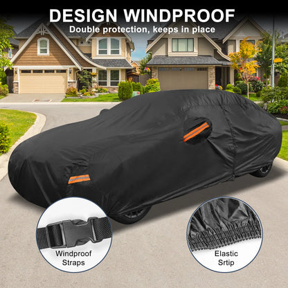 Waterproof Car Cover for BMW 3 Series (w/ Left Zipper)
