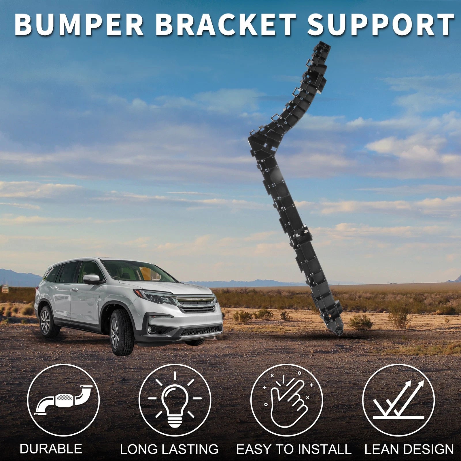 Left Rear Bumper Retainer Bracket for Honda CR-V (2015–2016)