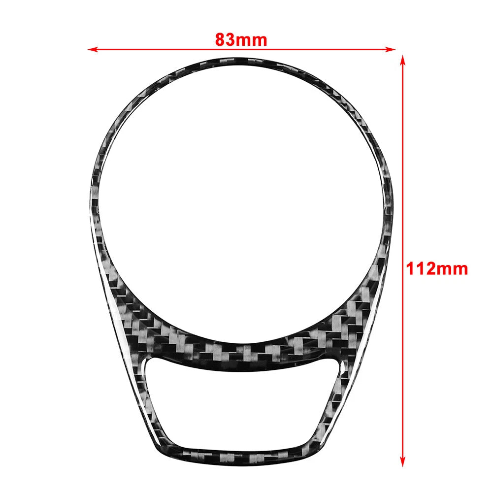 Carbon Fiber FM Switch Panel Cover for BMW 6 Series E63 E64 (2004–2010)