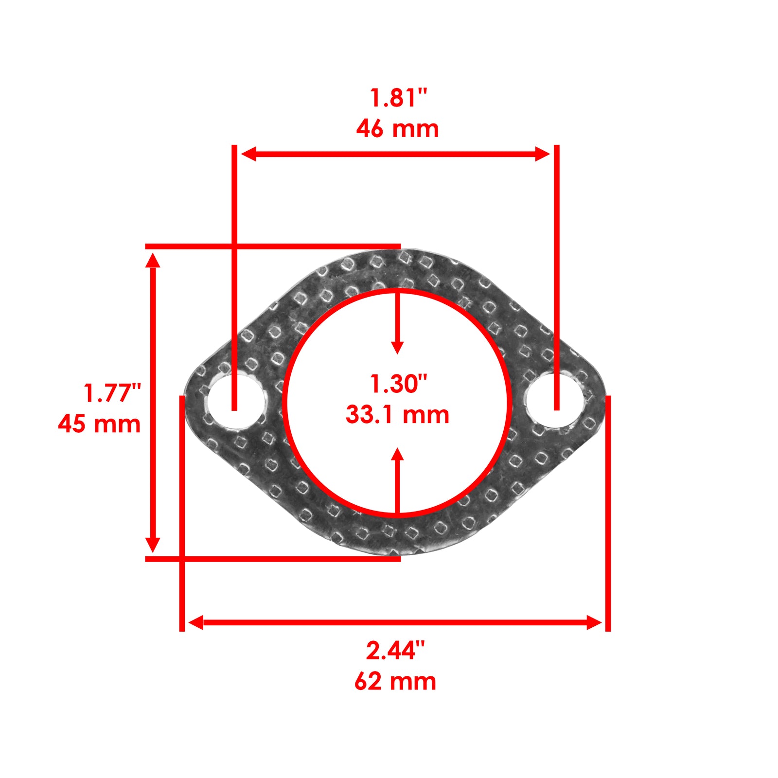 Muffler Gasket Replacement for Ariens and Gravely (Fits Multiple Models)
