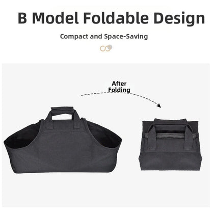 Firewood Carrier Bag for Easy Log Transport and Storage