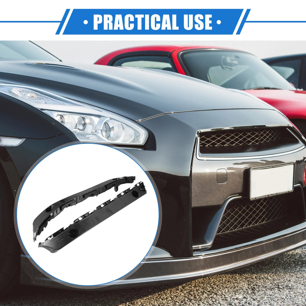 Front Bumper Brackets Support Covers Pair for Toyota Sienna (2004–2010)