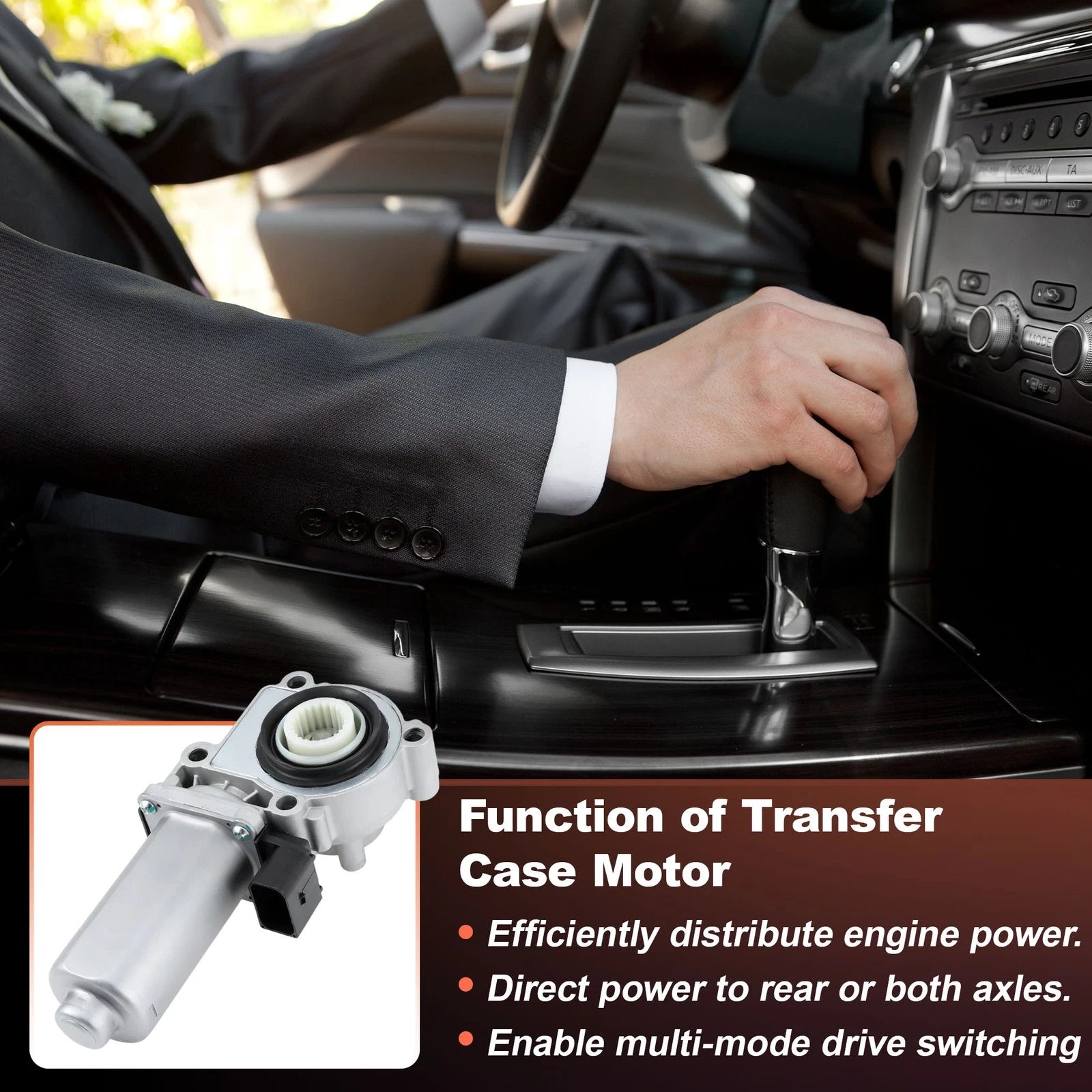 Transfer Case Shift Motor Replacement for BMW X3 X5 X6 (2004–2013)