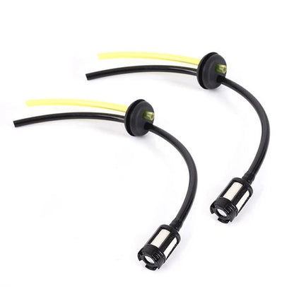 2X Replacement Fuel Pipe with Filter for Most Mowers