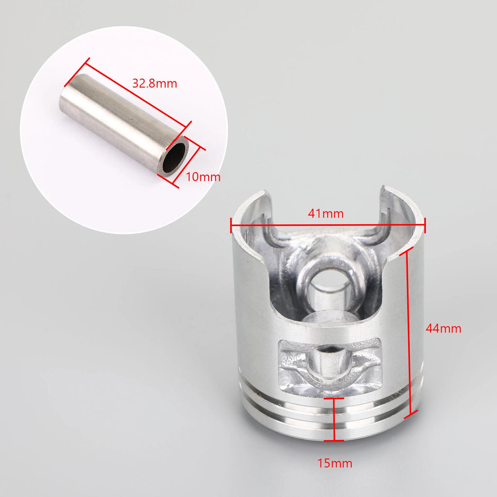 Piston Kit Standard Bore 41mm for Suzuki AY50 KATANA AP50 AE50 AD50 (T9)