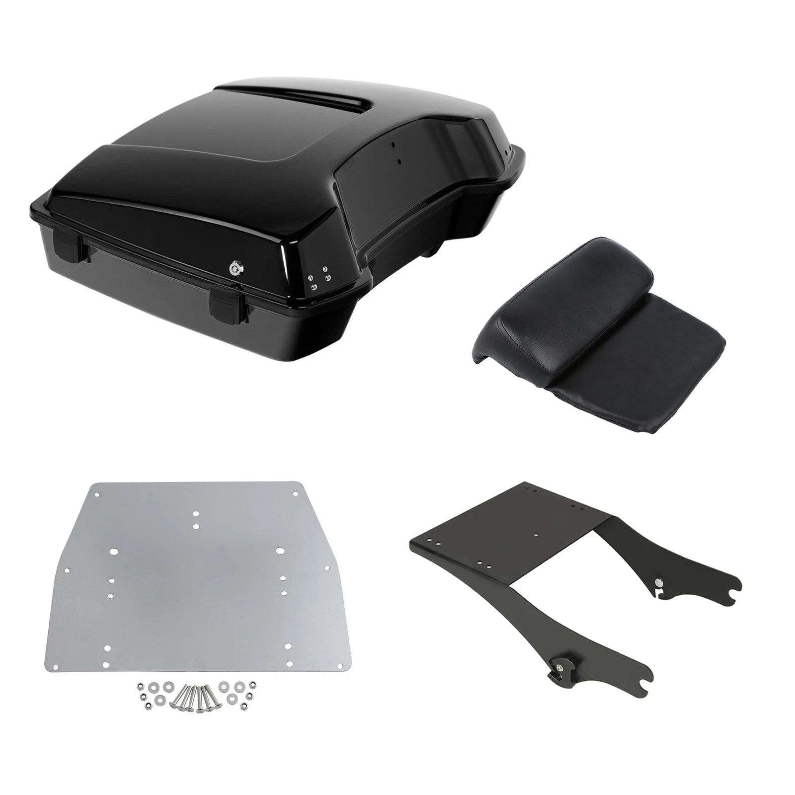Trunk Backrest Mount Base Plate for Harley Touring Glide (1997–2008)