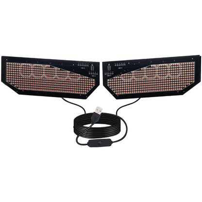 Car Decoration Light Dynamic Energetic LED Devil Eye Screen for Trucks Cars
