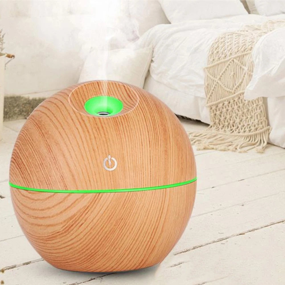 Colorful LED Humidifier for Home Ambiance (130ml Capacity)