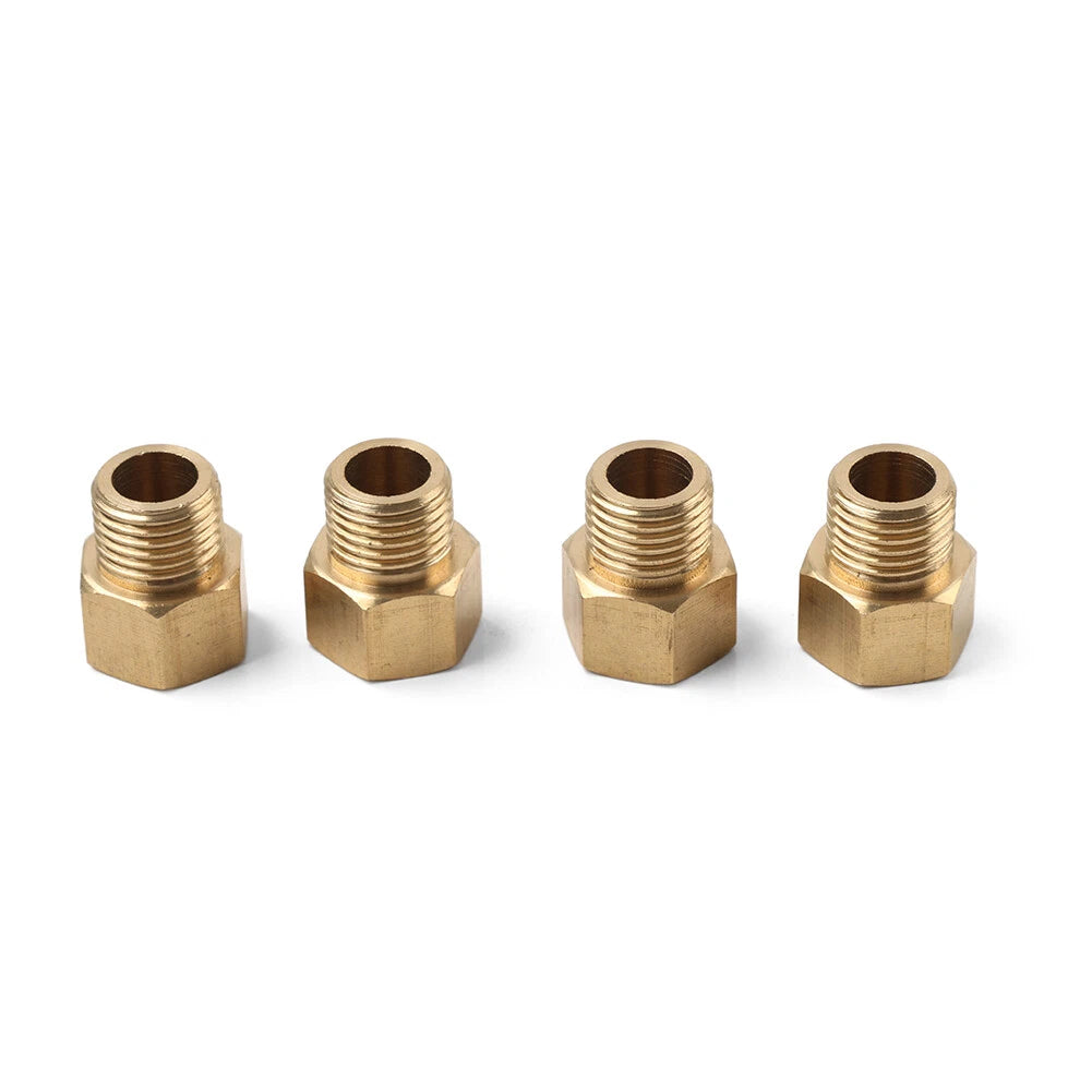 4X Brass Pipe Fitting G1/4 Adapter Connector Hex Coupling