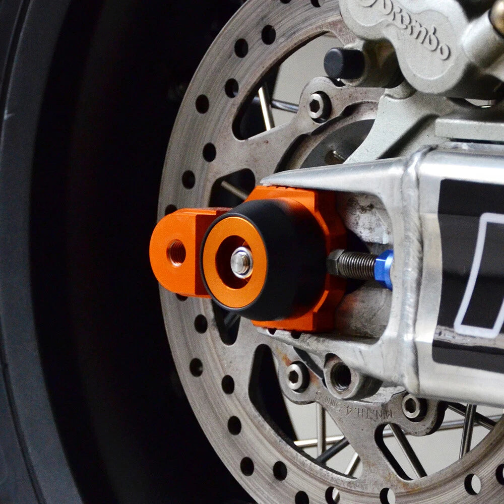 CNC Rear Axle Sliders for KTM 1190/1290 Adventure (2013–2021)