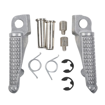 Front Rider Footrests Footpeg Pegs Bracket for Kawasaki Ninja ZX6R (2009–2018)