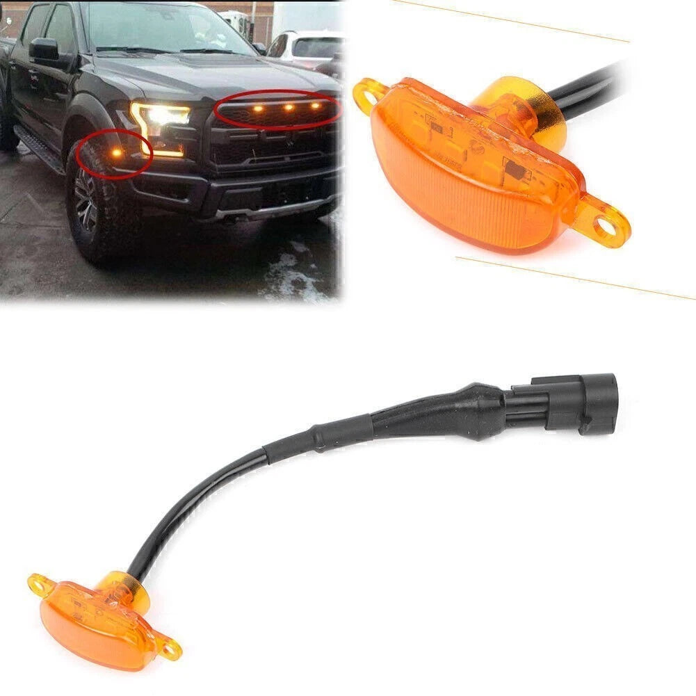 Front Upper Grille with Amber Light for Ford F150 (2004–2017)