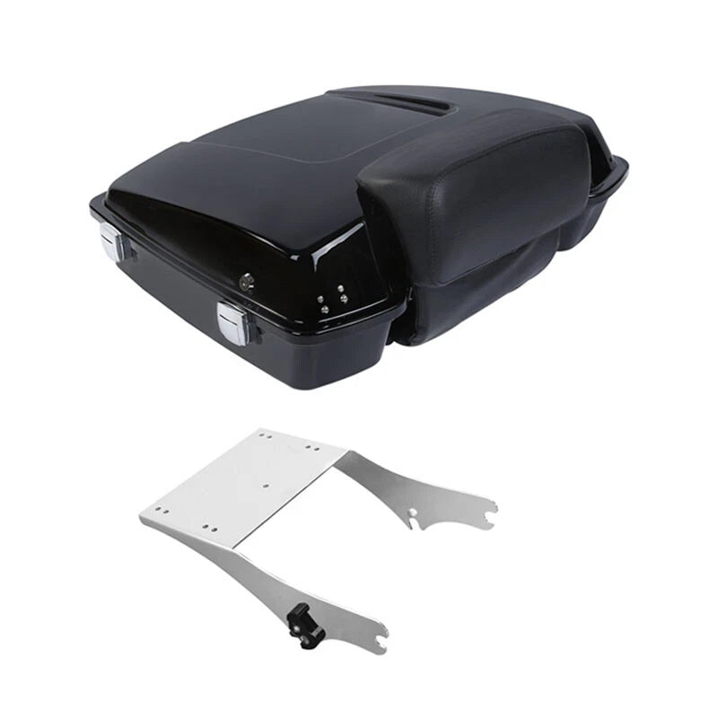 Trunk Backrest Chrome Rack for Harley Touring (1997–2008)