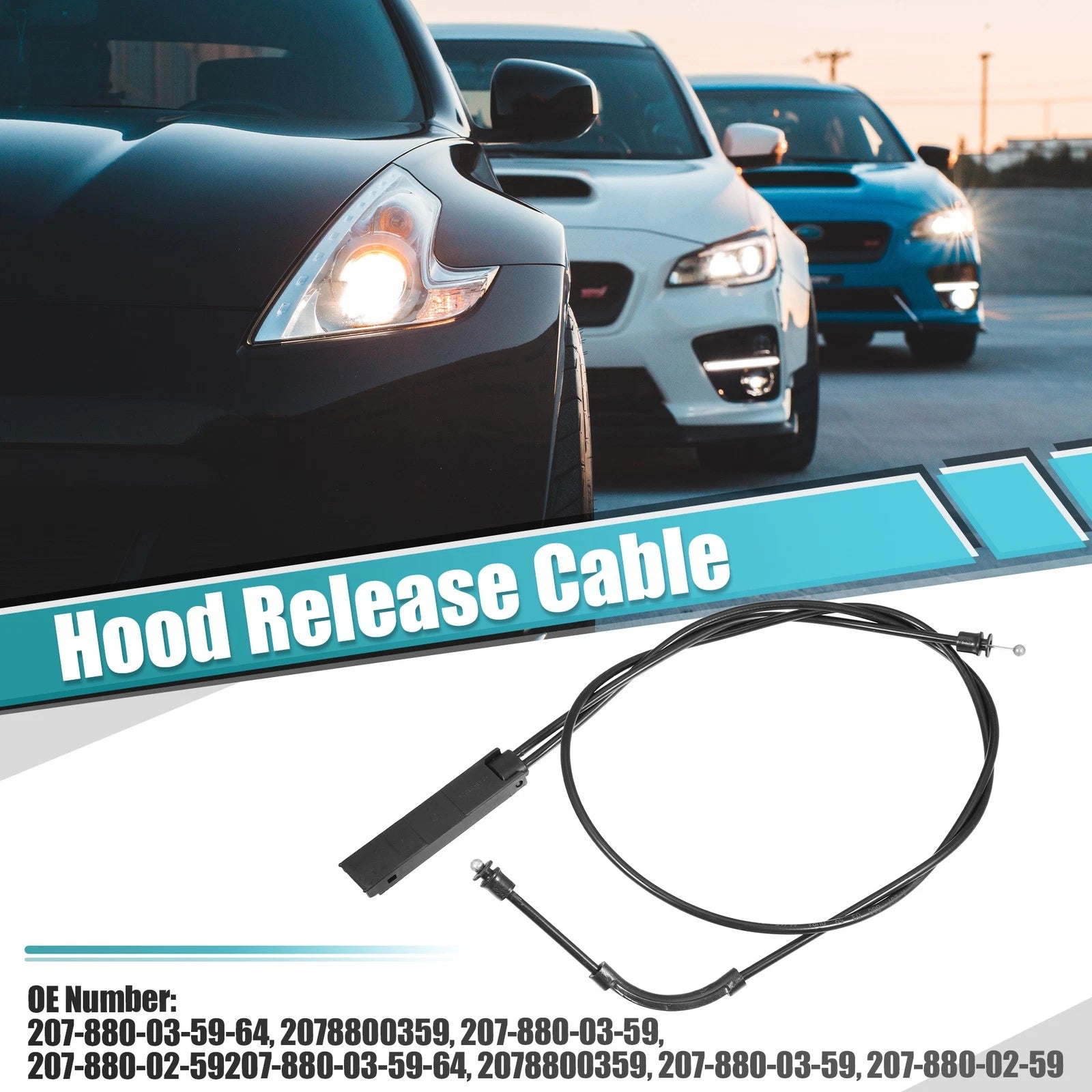 Hood Bonnet Release Cable Replacement for Mercedes Benz A207 C207 W207 (2011–2014)