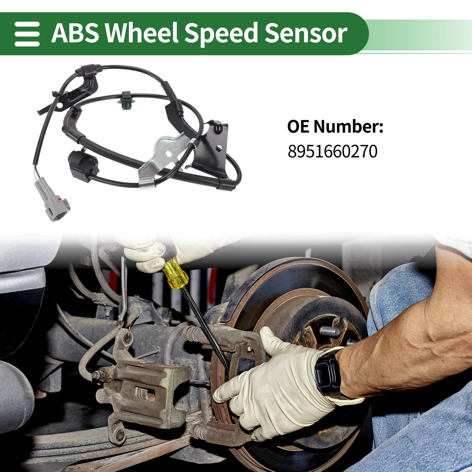 ABS Wheel Speed Sensor Replacement for Lexus GX460 (2010–2020) Front Left
