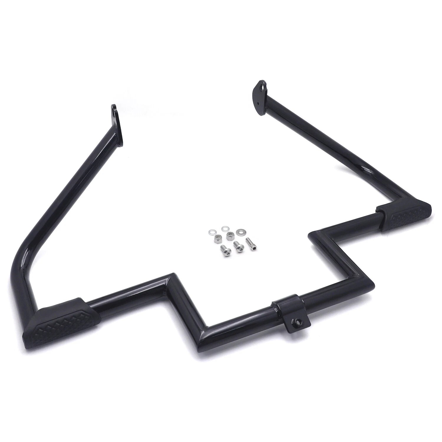 Black Engine Guard Highway Crash Bar Protector for H-D Touring (1997–2008)