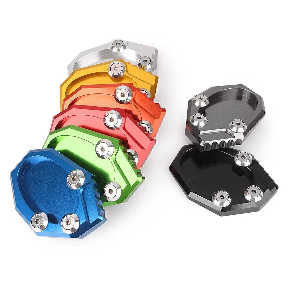 Motorcycle Side Stand Kickstand Plate Pad for Kawasaki VERSYS 650 2010 2011-2014