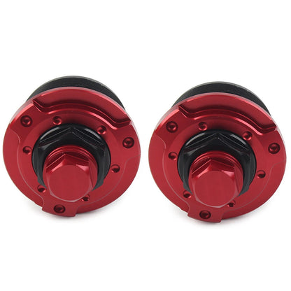 Front Fork Shock Adjusters 47MM For YAMAHA R15 V3 2017-2019 Motorcycle Red 2pcs