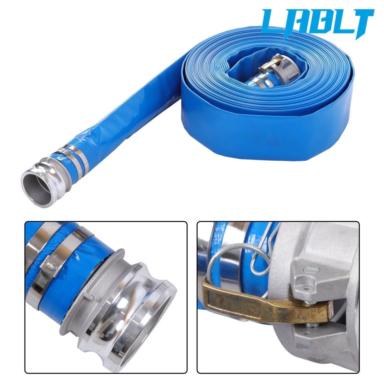 3" x 100 ft Backwash Hose for Pool (Heavy Duty PVC)