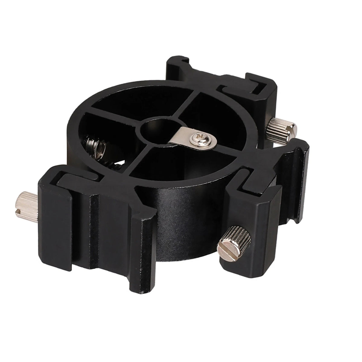 Triple Hot Shoe Mount Flash Umbrella Holder Adapter for Various Light Stands