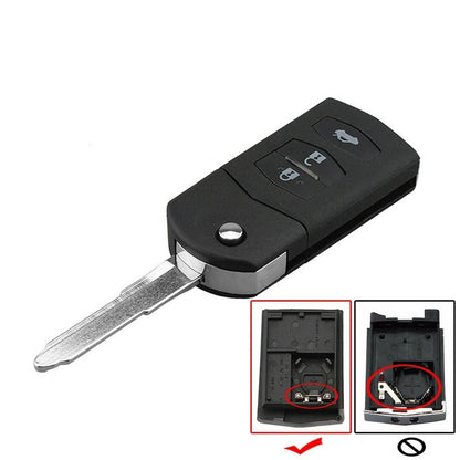 Car Key Shell for Mazda 5 (2006–2015) 3 Button